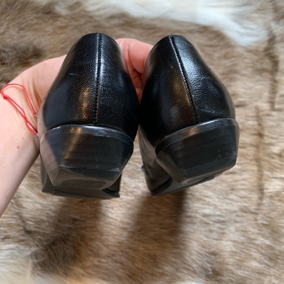 SELBY shoes natural leather with bow gold details - Picture 3 of 5